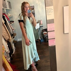 Altar'd State Light Green Maxi Dress